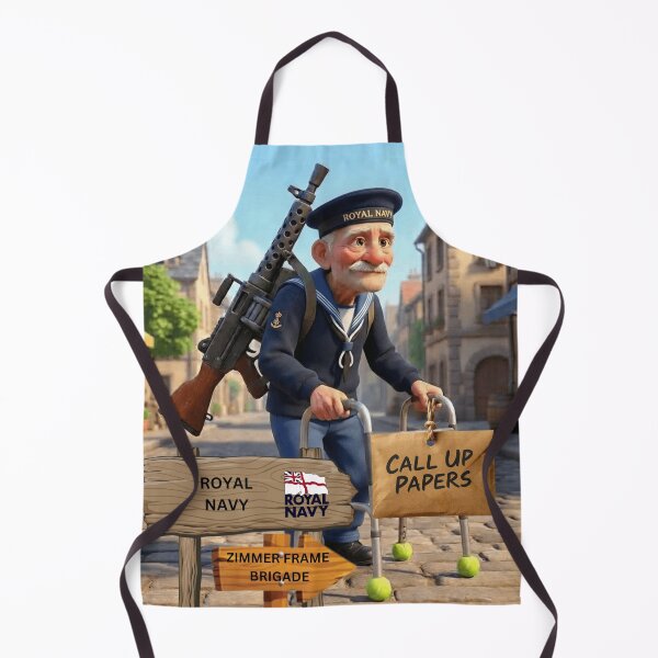 Item preview, Royal Navy call up zimmer frame brigade designed and sold by Bootneckstore.