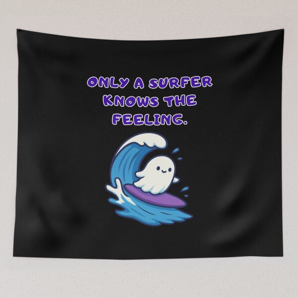 Item preview, Only a surfer knows the feeling. Surfing sheet ghost. designed and sold by uunaa.