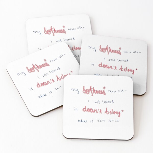 Item preview, My Softness Never Left — Self Love Quote Print designed and sold by IntertwineCo.