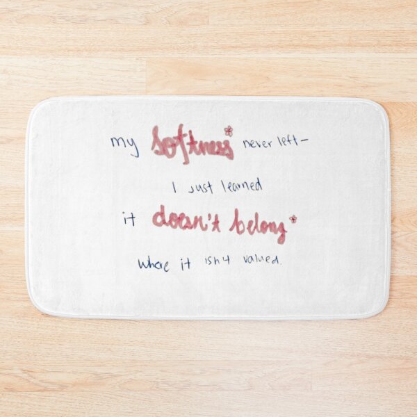 Item preview, My Softness Never Left — Self Love Quote Print designed and sold by IntertwineCo.