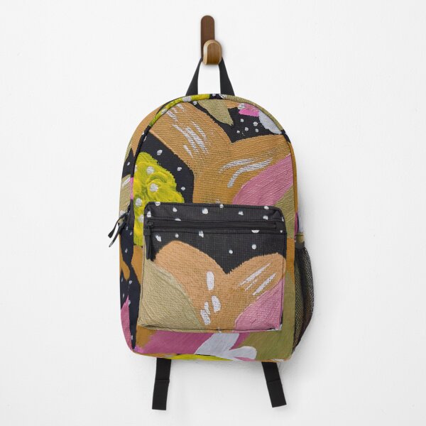 Item preview, Colorful abstract shapes on a black background.  designed and sold by Mabocoh.