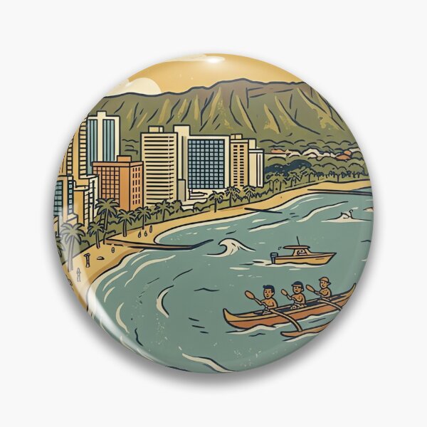 Item preview, Visita Honolulu - Hawái designed and sold by civomgon.