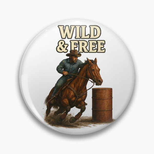Artikelvorschau, Wild und frei – Western-Rodeo-Cowboygeist entworfen und verkauft von  QuarterHorseArt by Just my Studio.