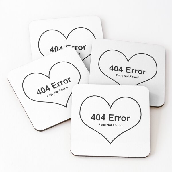 Item preview, 404 Error: Page Not Found Heart - Aesthetic Tech Humor designed and sold by Void Script.