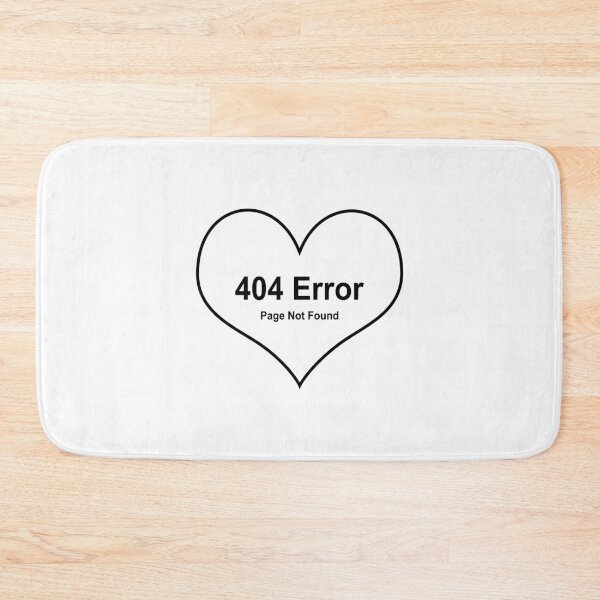 Item preview, 404 Error: Page Not Found Heart - Aesthetic Tech Humor designed and sold by Void Script.