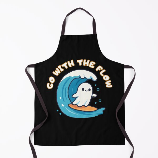 Item preview, Go with the flow surfing sheet ghost designed and sold by uunaa.