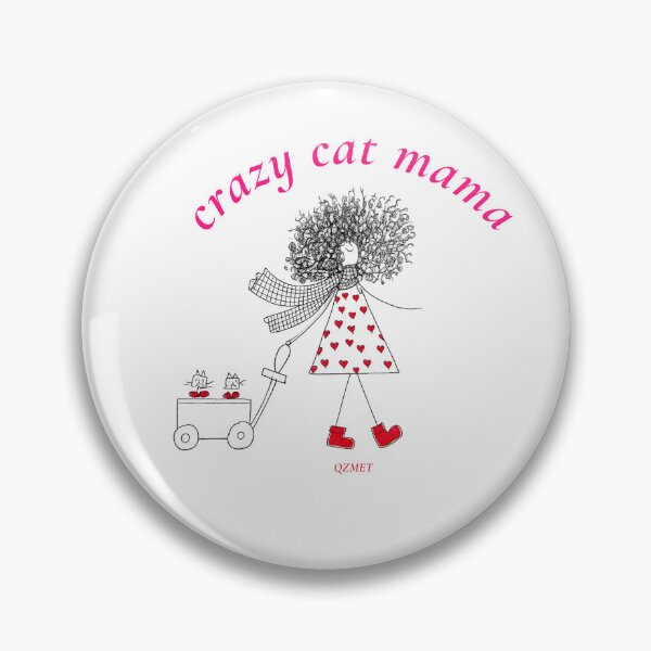 Item preview, crazy cat mama designed and sold by Qzmet.