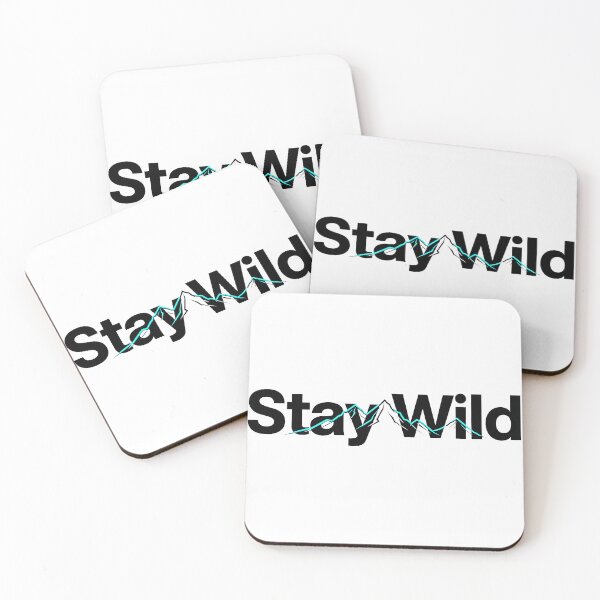 Item preview, Lines Stay Wild Spirit Adventure Nature Wilderness Art designed and sold by ART ATTACK ZONE.