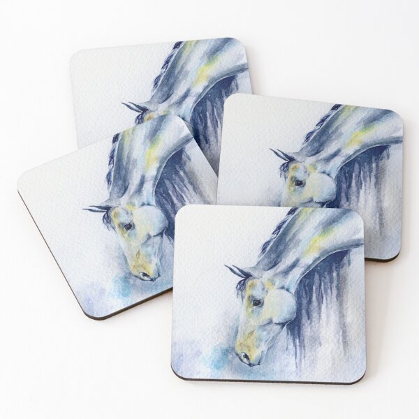 Artikelvorschau, Originales Aquarellpferd entworfen und verkauft von JanavanderKolk.