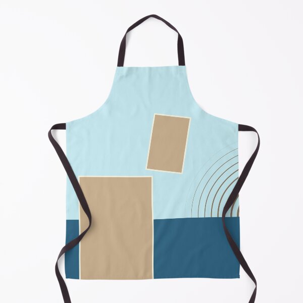 Item preview, The Vantage - Navy and Sky Blue Minimalist Geometric designed and sold by artdocaj.