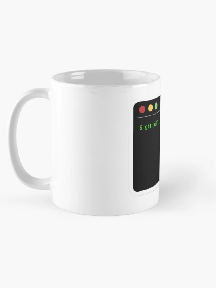 Thumbnail 5 of 6, Coffee Mug, git pull – Minimal Developer Command designed and sold by TerminalClub.