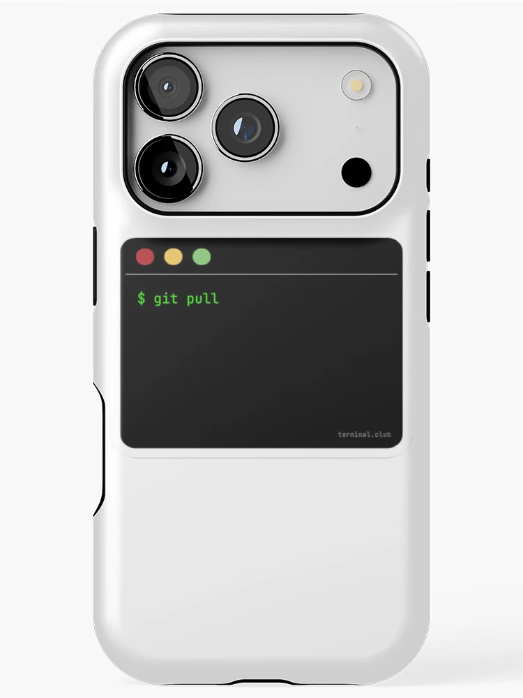 Thumbnail 1 of 4, iPhone Case, git pull – Minimal Developer Command designed and sold by TerminalClub.