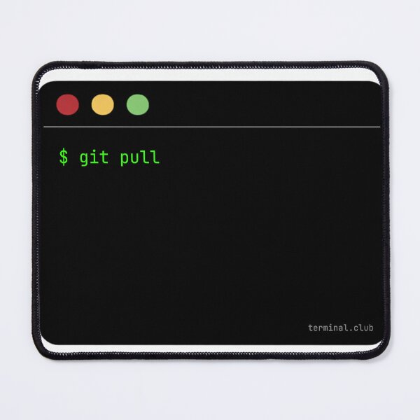 Item preview, git pull – Minimal Developer Command designed and sold by TerminalClub.