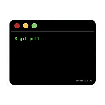Artwork thumbnail, git pull – Minimal Developer Command by TerminalClub