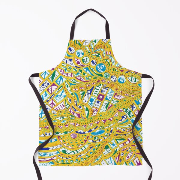Aperçu de l'œuvre Motif abstrait jaune créée et vendue par BScottDesign.