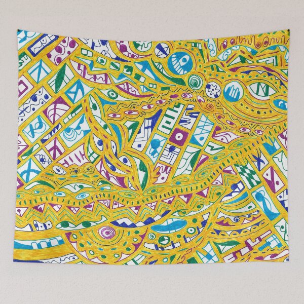 Item preview, Yellow Abstract Design designed and sold by BScottDesign.