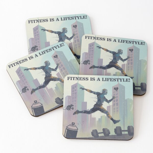 Item preview, Fitness Is a Lifestyle! designed and sold by MaciejErdon.