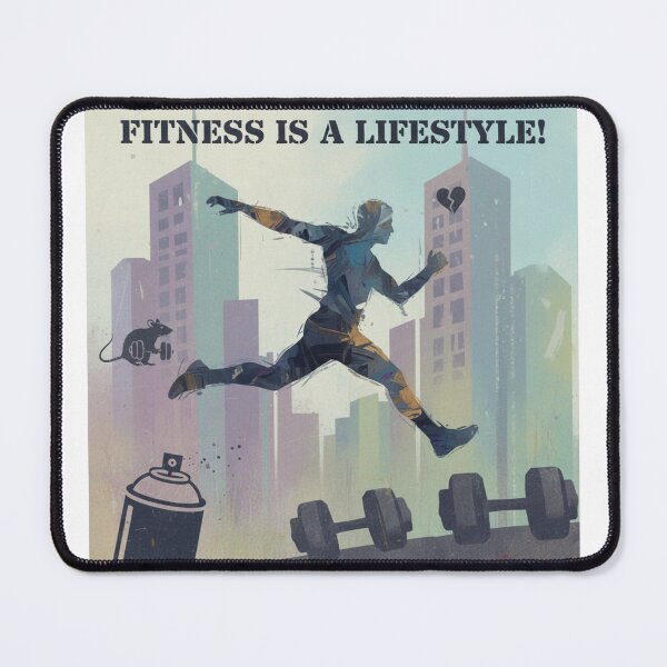 Item preview, Fitness Is a Lifestyle! designed and sold by MaciejErdon.