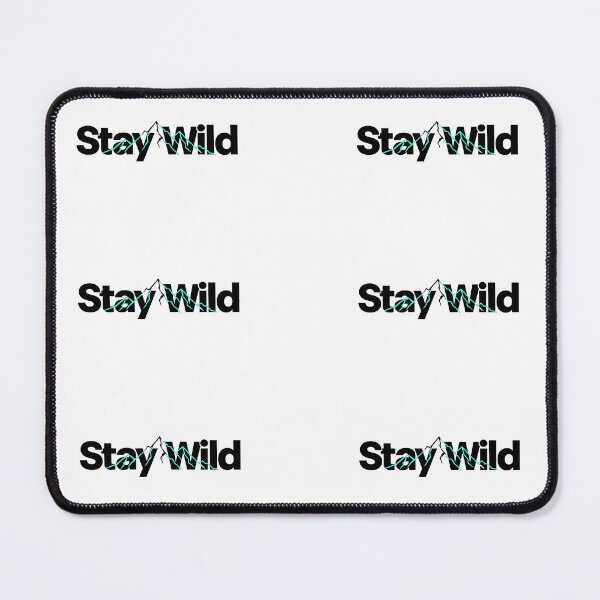 Item preview, Cat Stay Wild Spirit Adventure Nature Wilderness Art designed and sold by ART ATTACK ZONE.