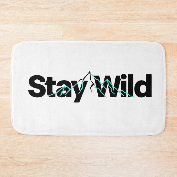 Item preview, Cat Stay Wild Spirit Adventure Nature Wilderness Art designed and sold by ART ATTACK ZONE.