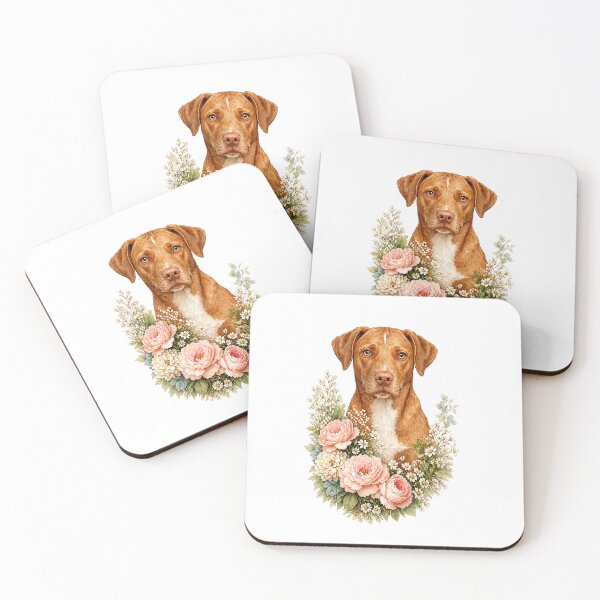 Item preview, Vizsla Floral Portrait designed and sold by Liededrom..