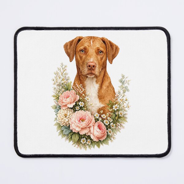 Item preview, Vizsla Floral Portrait designed and sold by Liededrom..