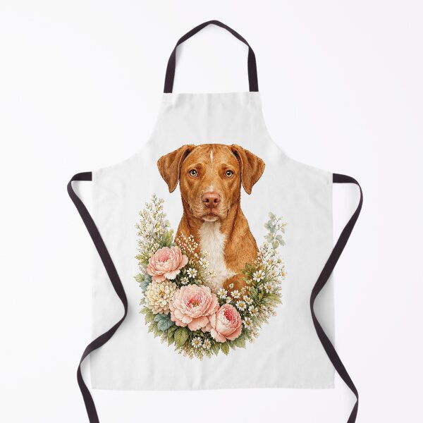 Item preview, Vizsla Floral Portrait designed and sold by Liededrom..