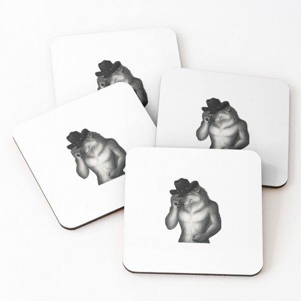 Item preview, The Lone Cowboy Wolf designed and sold by cozyposters.