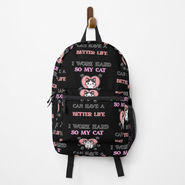 Item preview, I work hard so my cat can have a better life designed and sold by uunaa.