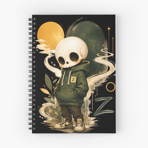 Item preview, Hand Drawn Relatable Burnout Skeleton Sketch Sticker designed and sold by Zenvique Art.