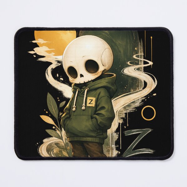 Item preview, Hand Drawn Relatable Burnout Skeleton Sketch Sticker designed and sold by Zenvique Art.