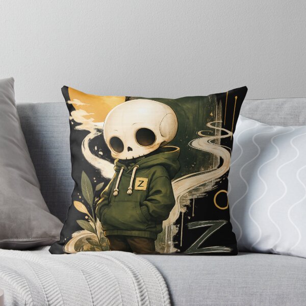Item preview, Hand Drawn Relatable Burnout Skeleton Sketch Sticker designed and sold by Zenvique Art.