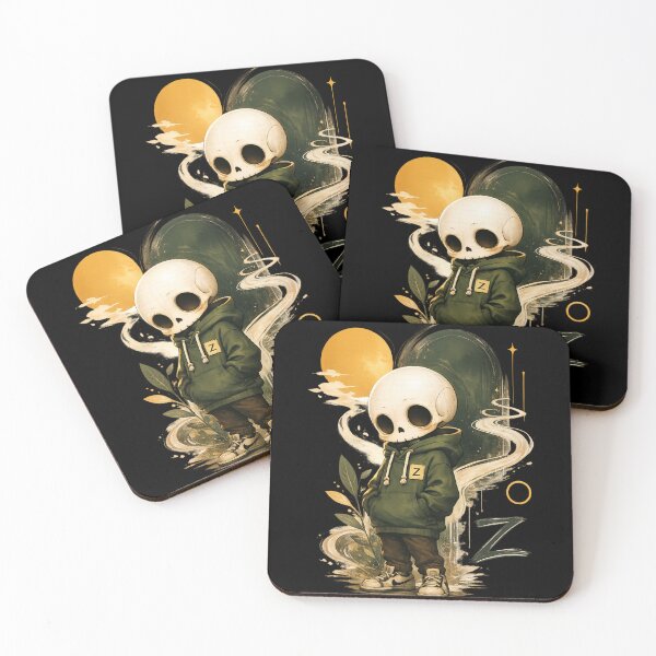 Item preview, Hand Drawn Relatable Burnout Skeleton Sketch Sticker designed and sold by Zenvique Art.