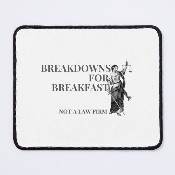Item preview, Not a Law Firm designed and sold by Breakdowns For Breakfast.
