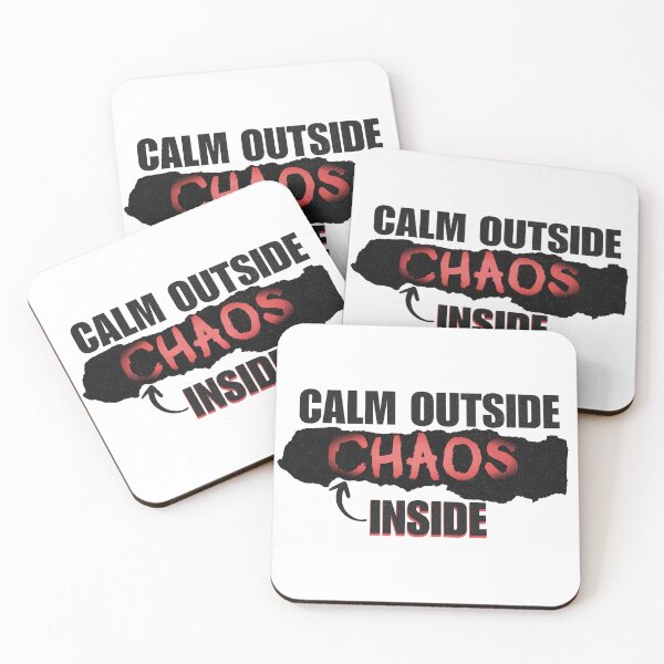 Item preview, Calm Outside Chaos Inside designed and sold by 1timelab.
