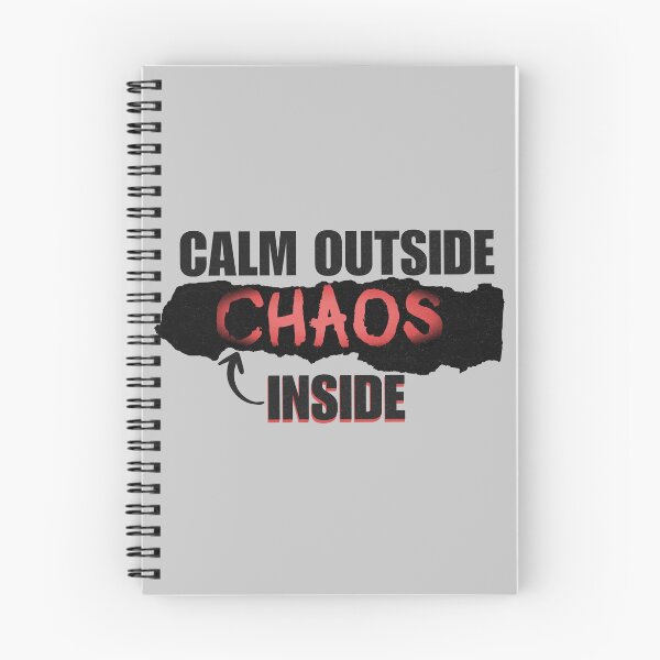 Item preview, Calm Outside Chaos Inside designed and sold by 1timelab.