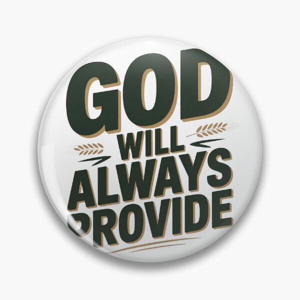Item preview,  God Will Always Provide Christian T-Shirt | Bold Faith Typography Religious Gift designed and sold by EvolusionPro.