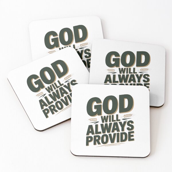 Item preview,  God Will Always Provide Christian T-Shirt | Bold Faith Typography Religious Gift designed and sold by EvolusionPro.