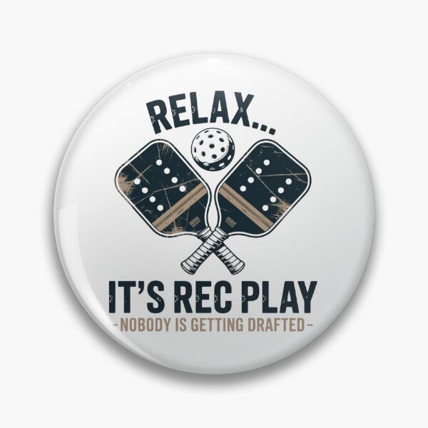Item preview, Relax It’s Rec Play Nobody is Getting Drafted Pickleball designed and sold by ZACK ART.