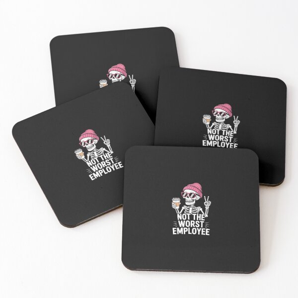 Item preview, Not The Worst Employee Skeleton Funny Office Humor Coworkers designed and sold by MarkVHulings.