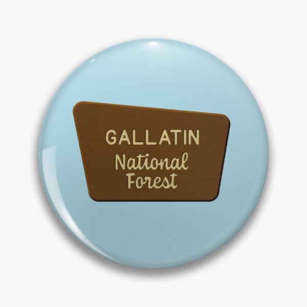 Artikelvorschau, Gallatin National Forest sign entworfen und verkauft von Nicmunk-Design.