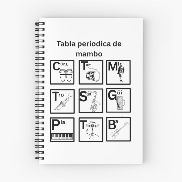 Item preview, Tabla periodica de mambo design  designed and sold by InfiniteprintsCo.