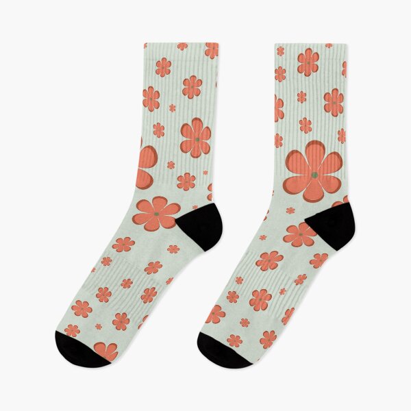 Item preview, Coral Flowers on Sage designed and sold by yara.lahdo.