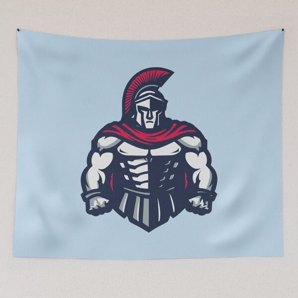 Item preview, Spartan Warrior in Battle – Epic Ancient Greek Warrior Design designed and sold by MerlinWear.
