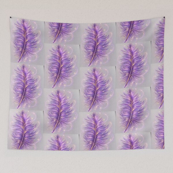Item preview, Amethyst feather  designed and sold by sonamkumari333.