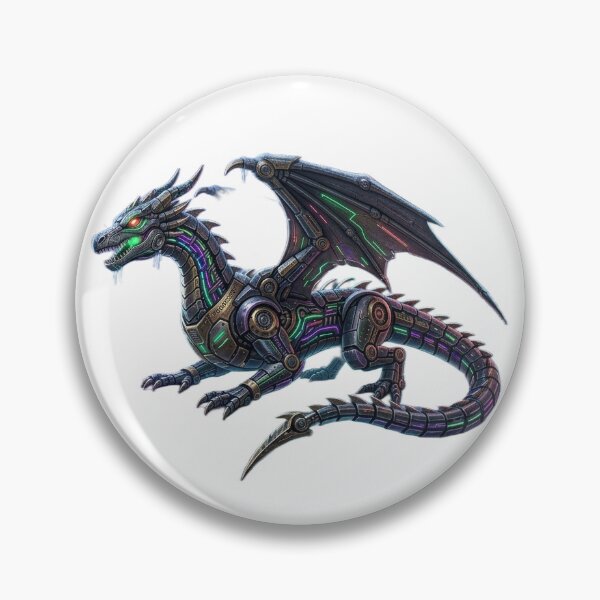 Artikelvorschau, Cybernetischer Neon-Drache entworfen und verkauft von TOCOCLAWS.