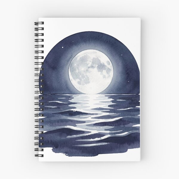 Item preview, moonlight ocean designed and sold by catcurio.
