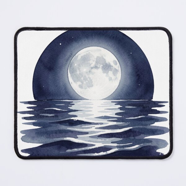 Item preview, moonlight ocean designed and sold by catcurio.