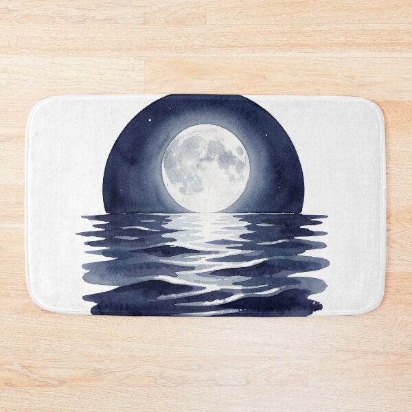 Item preview, moonlight ocean designed and sold by catcurio.