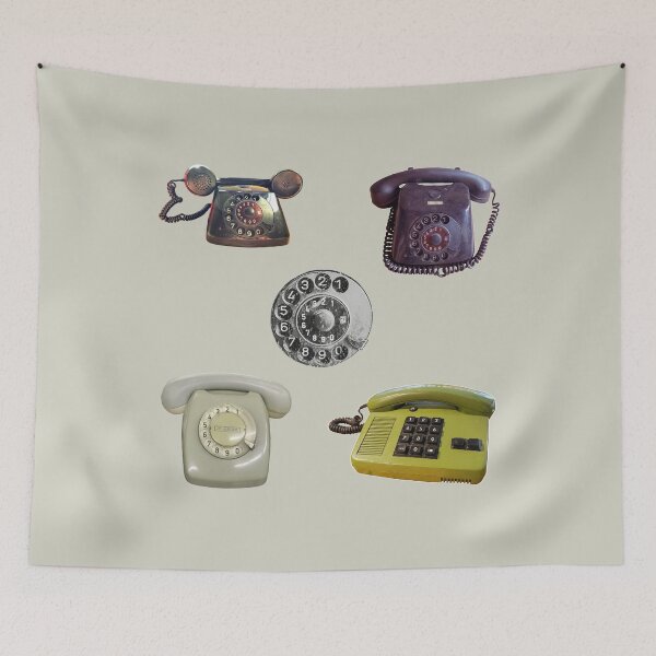 Item preview, Retro phone, vintage telephones, telephone set  designed and sold by suekieper.